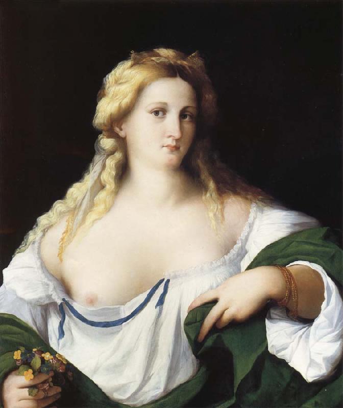  Portrait of a Young bride as Flora